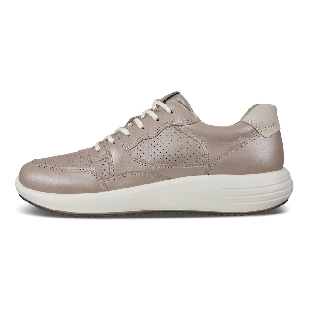 ECCO Womens Sneakers Grey - Soft 7 Runner - TNE-760829